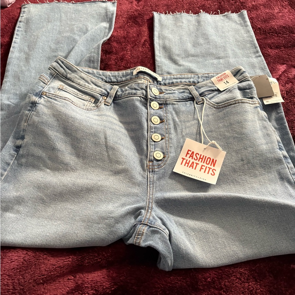 Celebrity Pink High Rise Light Blue Jeans